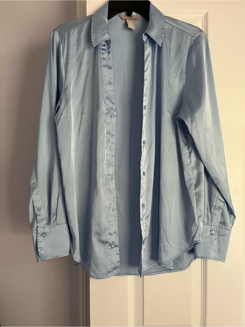 Women Light Blue Dress Shirt - Button-Down